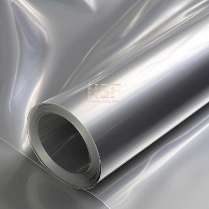 150Î¼m Heavy-gauge White TPU Film sample showing material texture and transparency